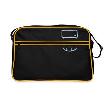 Swiss yogurt in small 0 - Retro Bag - black/gold - Front