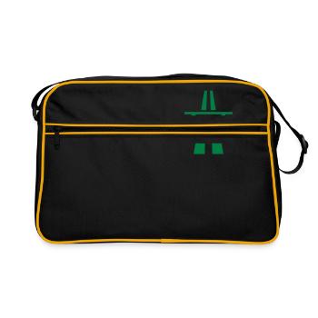 Highway - Retro Bag - black/gold - Front