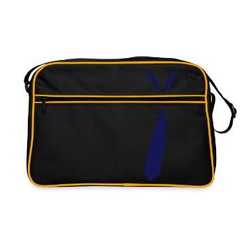 cravate decontratée - Sac Retro - noir/or - Devant