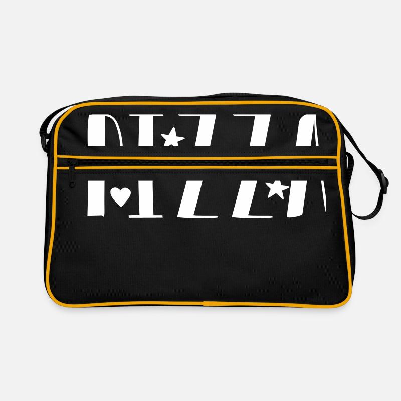 Einfach Pizza Retro Tasche