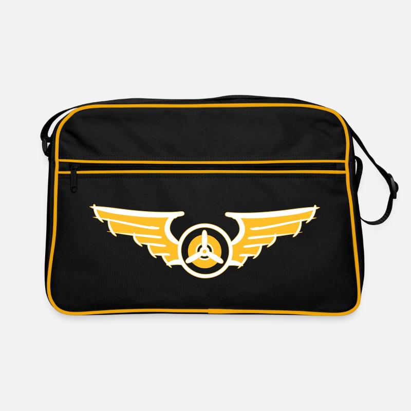 Symbole de l’aviation Pilote d’avion de balançoire de l’armée de l’air Sac Retro