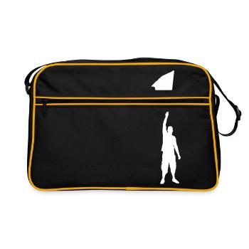 Supporter / football fan - Retro Bag - black/gold - Front
