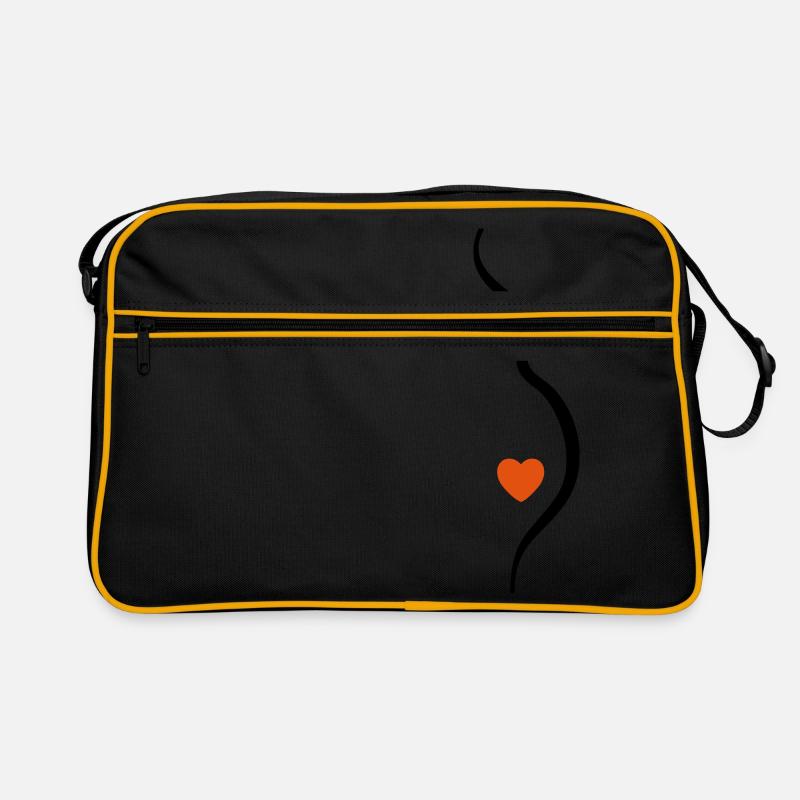 babybauch Retro Tasche