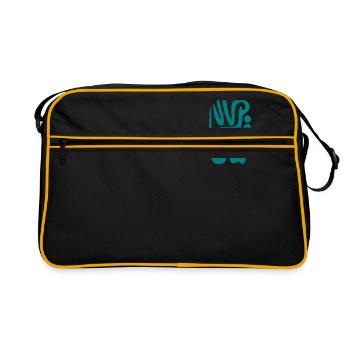 Symbole aztèque 3 - Sac Retro - noir/or - Devant