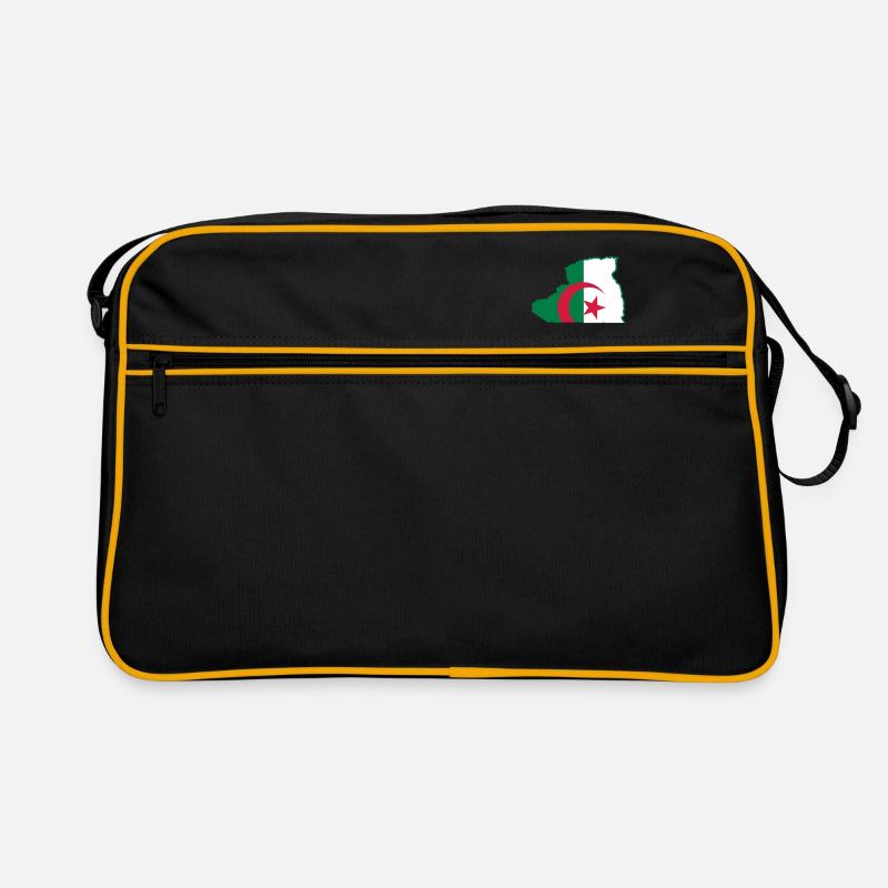 Algerien-Logo Retro Tasche