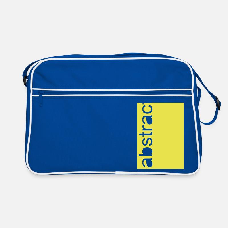 abstract yellow Retro Tasche