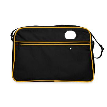 Pensée : Bubble Design - Sac Retro - noir/or - Devant