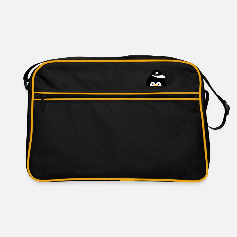 niedlicher Pinguin Retro Tasche