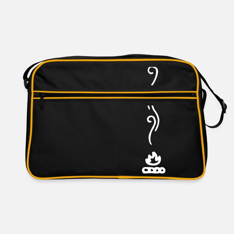 Camping campfire Retro Bag