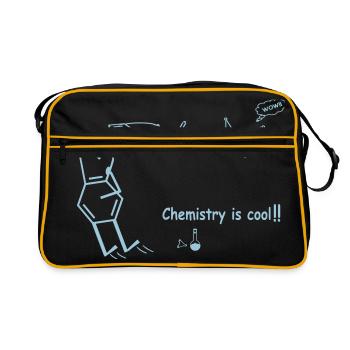 Chemistry is cool! - Sac Retro - noir/or - Devant