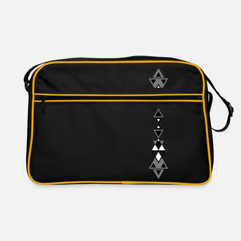 Triangles de tatouage tribal Sac Retro