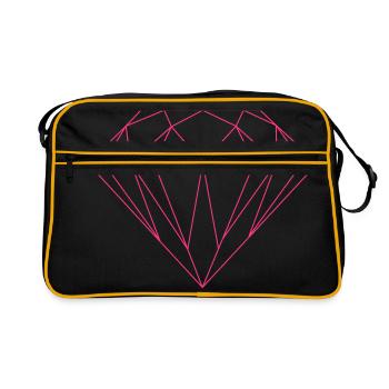 diamant - Sac Retro - noir/or - Devant