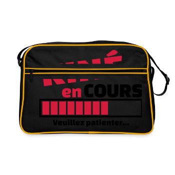 kiné en cours - Sac Retro - noir/or - Devant