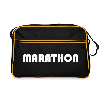 marathon - Retro Bag - black/gold - Front