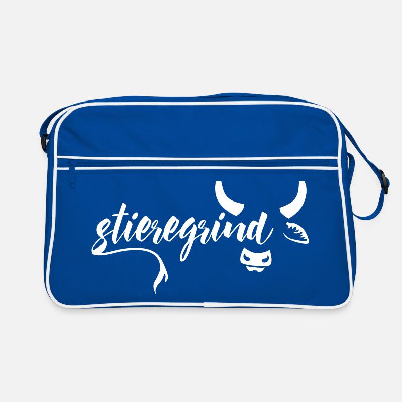 Schweiz Schweizerdeutsch Stieregrind! Retro Tasche