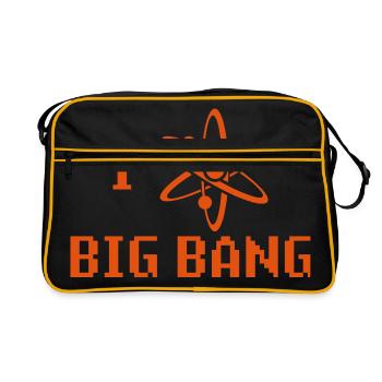 I heart big bang - Sac Retro - noir/or - Devant