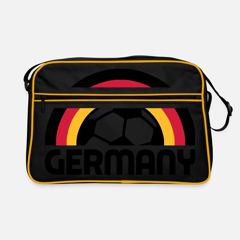 german rainbow soccer Retro Tasche