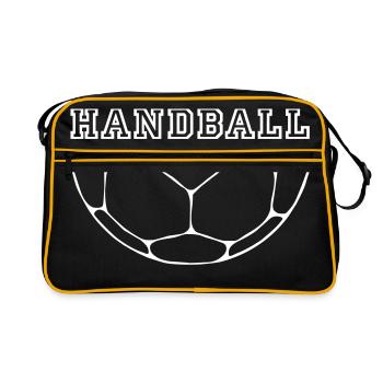 handball - Retro Bag - black/gold - Front