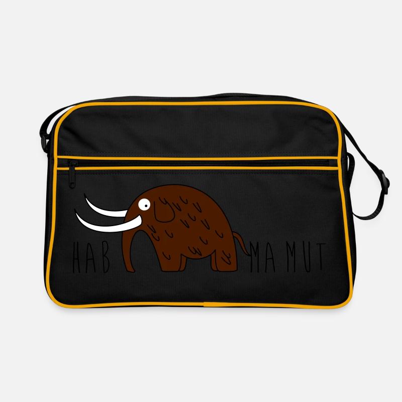 Mammut und Mut Retro Tasche