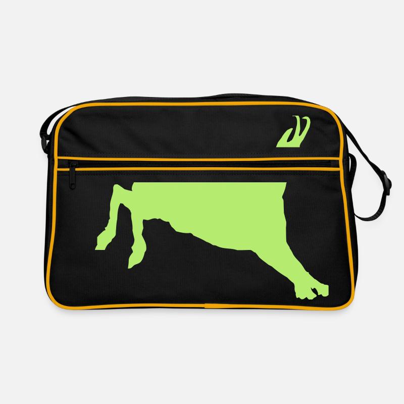 Die Jump (Vector) - Retro Tasche - Schwarz/Gold
