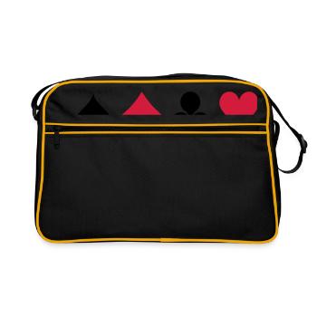 Jeu De Cartes - Carte à jouer - Sac Retro - noir/or - Devant