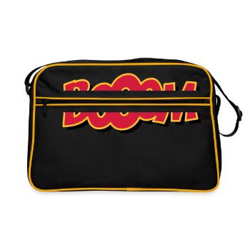 booom - Sac Retro - noir/or - Devant