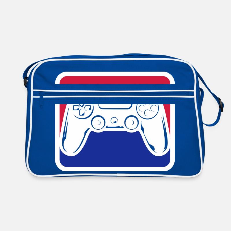 Logo de la manette de jeu | Les couleurs peuvent être changées Sac Retro