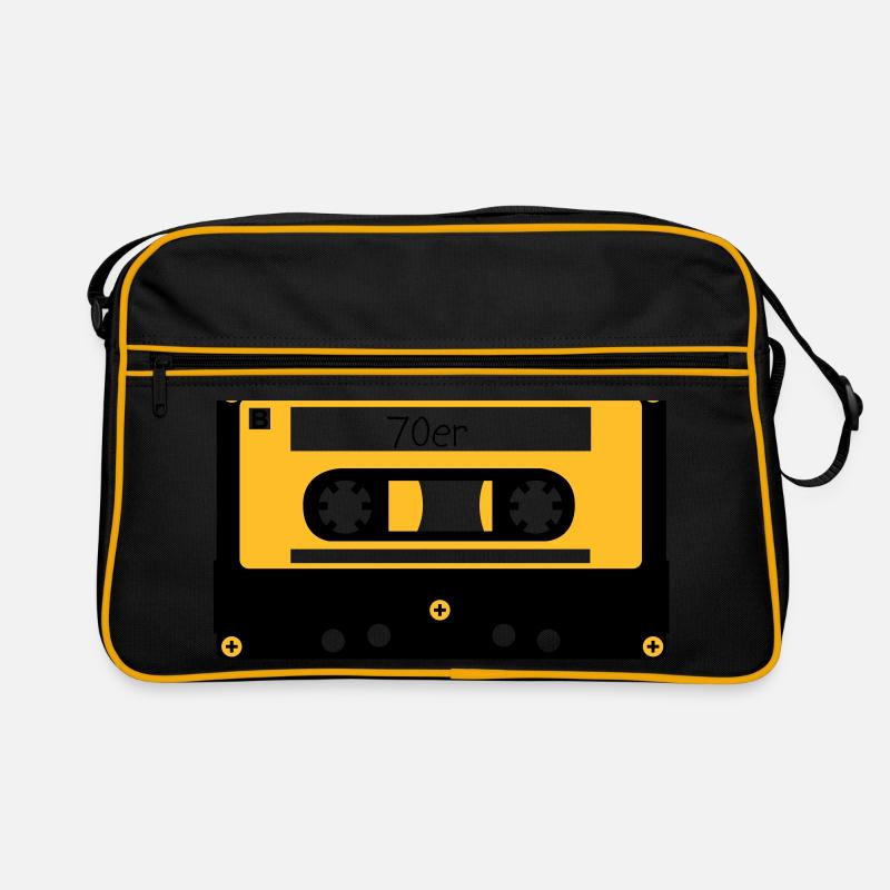 Kassette 70er Retro Tasche
