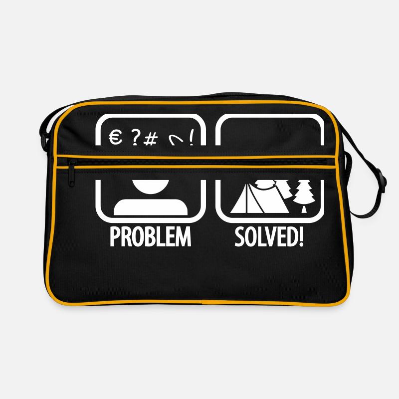 problem solved - camping Retro Tasche