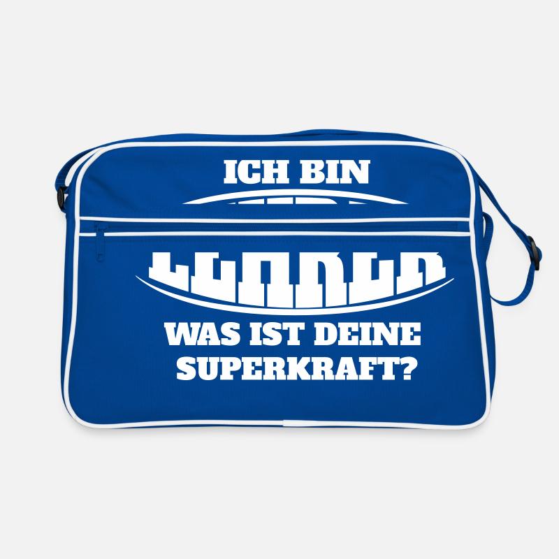 Lehrer Superkraft Retro Tasche