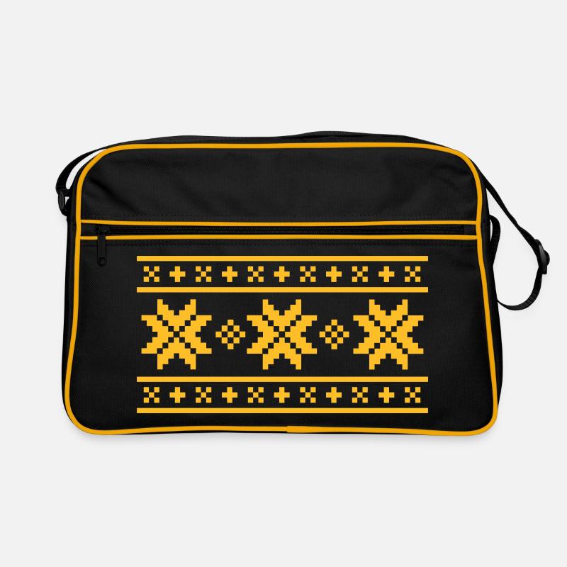 Norwegian pattern (winter) 02.0 Retro Bag