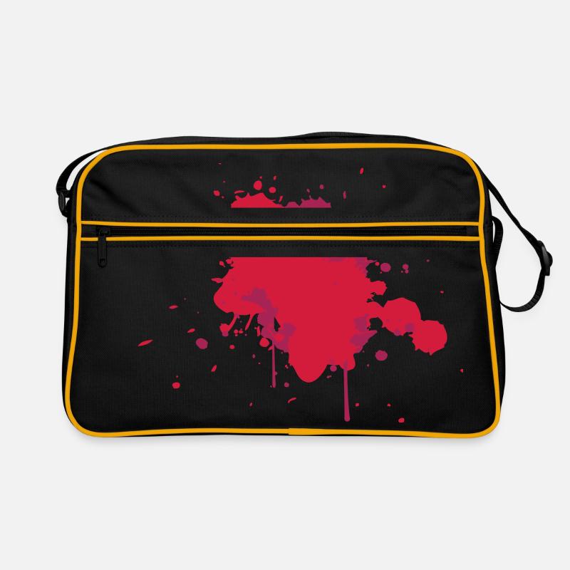 Aquarelle Splash (Vector / votre couleur) Sac Retro