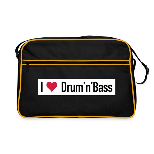 I love Drum'n'Bass Original T-Shirt - Retro Tasche