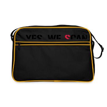 Yes, We Scan NSA PRISM - Sac Retro - noir/or - Devant