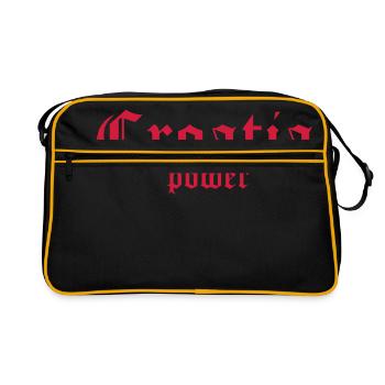 Croatia - Croatia - Hrvatska - Retro Bag - black/gold - Front