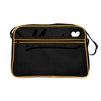 music - Retro Bag - black/gold - Front