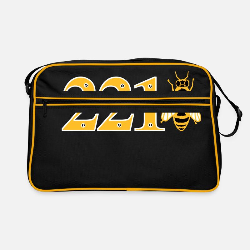 sherlock_221bee - Retro Tasche - Schwarz/Gold