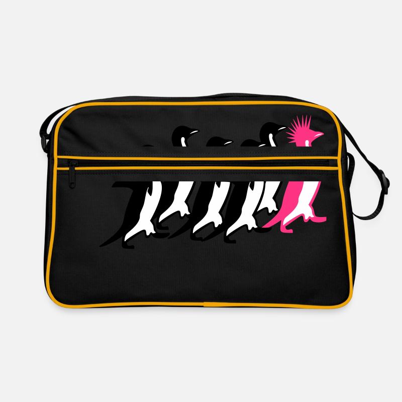 Pinguine Rudel Retro Tasche