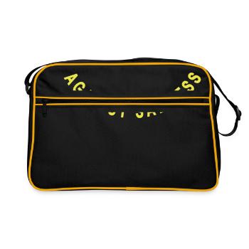 against sadness (smiley) - Sac Retro - noir/or - Devant