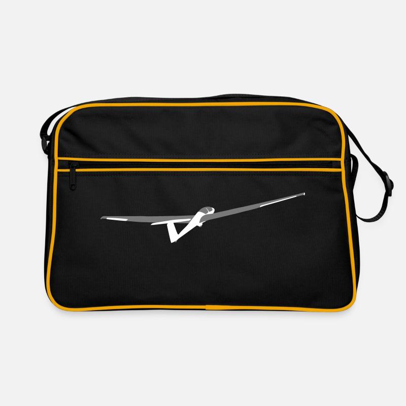 ask21 Glider Glider Glider Glider - Retro Bag - black/gold