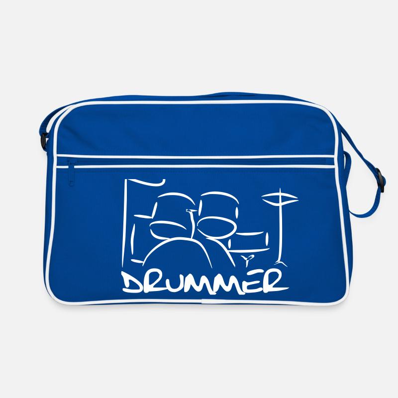 Batteur Drum Shirt Gift Sac Retro