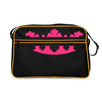 Crown - Sac Retro - noir/or - Devant