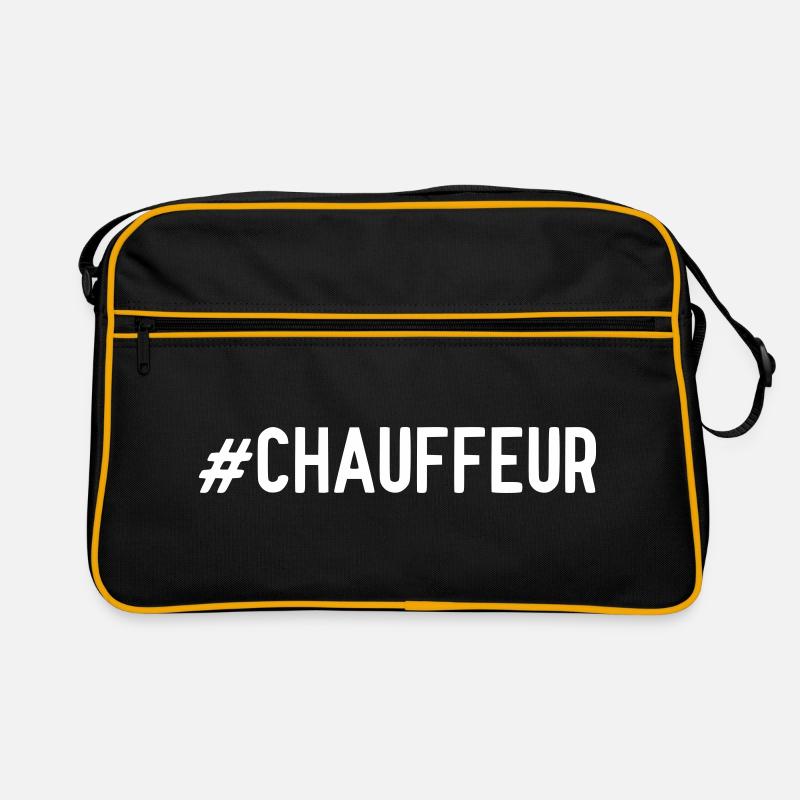 Chauffeur - Retro Tasche - Schwarz/Gold