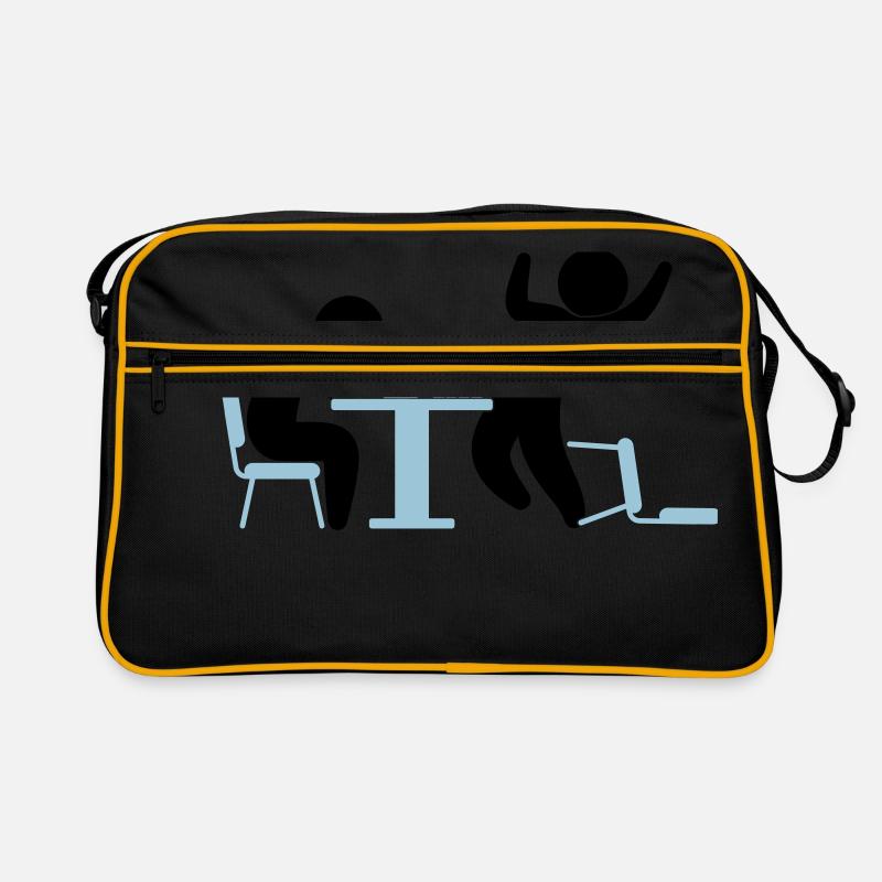 A poker player wins a game Retro Bag