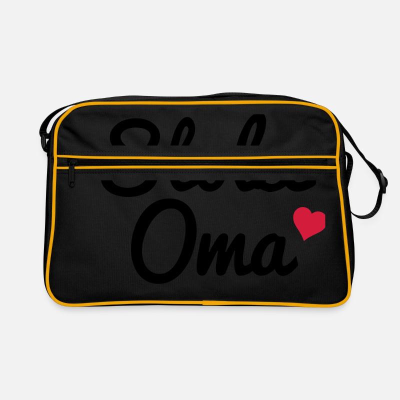 Stolze Oma Retro Tasche