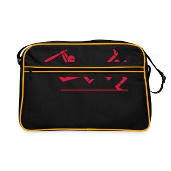 Nazi hunting - Retro Bag - black/gold - Front