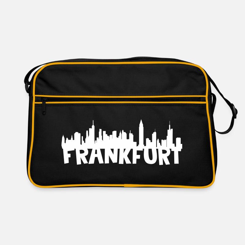 toits de Francfort - Sac Retro - noir/or