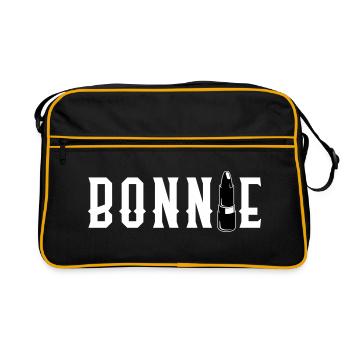 Bonnie & Clyde look partenaire - Sac Retro - noir/or - Devant