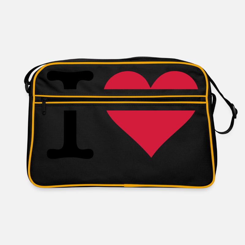 Ich liebe das Original Retro Tasche