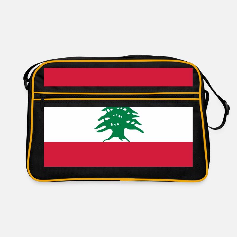 Drapeau national du Liban Sac Retro
